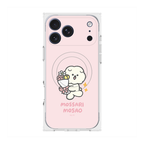 プレミアムスクエアケース with MagSafe［ もっさりもさお - お祝いもさ ］