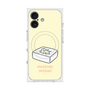 プレミアムスクエアケース with MagSafe［ もっさりもさお - おとうふマットレス ］