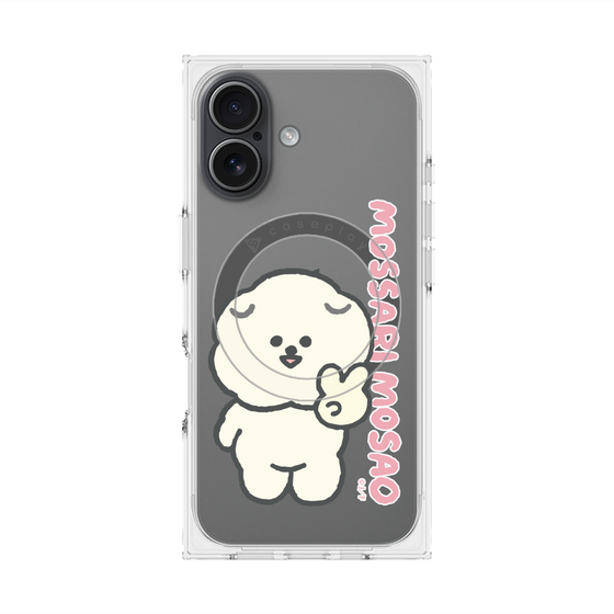 プレミアムスクエアケース with MagSafe［ もっさりもさお - ピスもさ ］