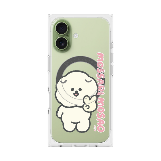 プレミアムスクエアケース with MagSafe［ もっさりもさお - ピスもさ ］