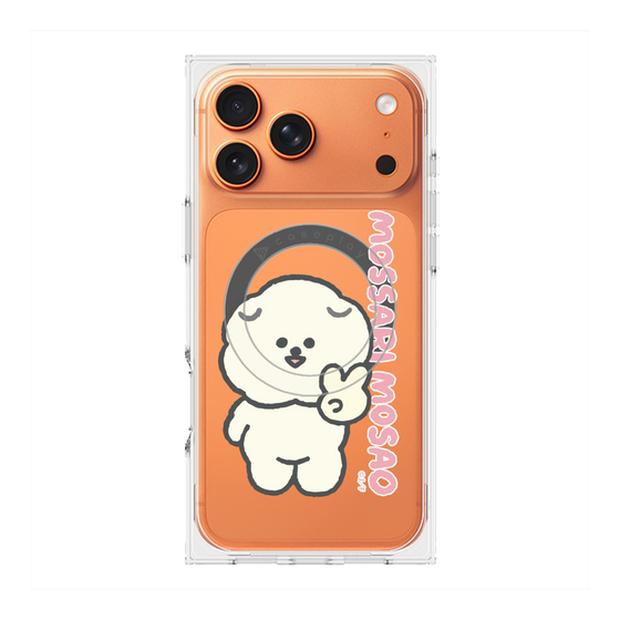 プレミアムスクエアケース with MagSafe［ もっさりもさお - ピスもさ ］