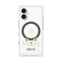 プレミアムスクエアケース with MagSafe［ ANNA SUI - フェイス - クリア ］