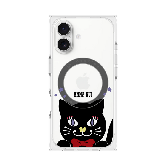 プレミアムスクエアケース with MagSafe［ ANNA SUI - TITIとスター - クリア ］