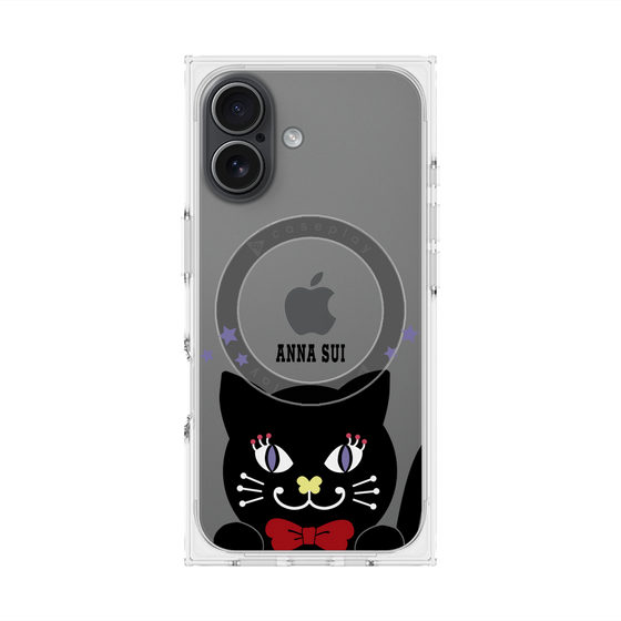 プレミアムスクエアケース with MagSafe［ ANNA SUI - TITIとスター - クリア ］
