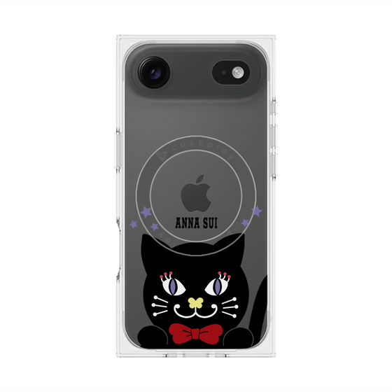 プレミアムスクエアケース with MagSafe［ ANNA SUI - TITIとスター - クリア ］