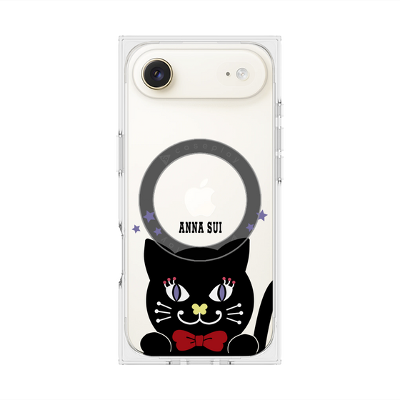 プレミアムスクエアケース with MagSafe［ ANNA SUI - TITIとスター - クリア ］