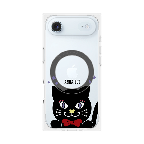 プレミアムスクエアケース with MagSafe［ ANNA SUI - TITIとスター - クリア ］