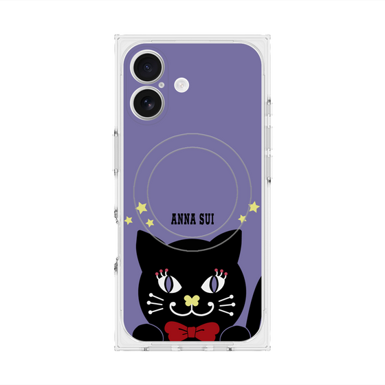 プレミアムスクエアケース with MagSafe［ ANNA SUI - TITIとスター - パープル ］