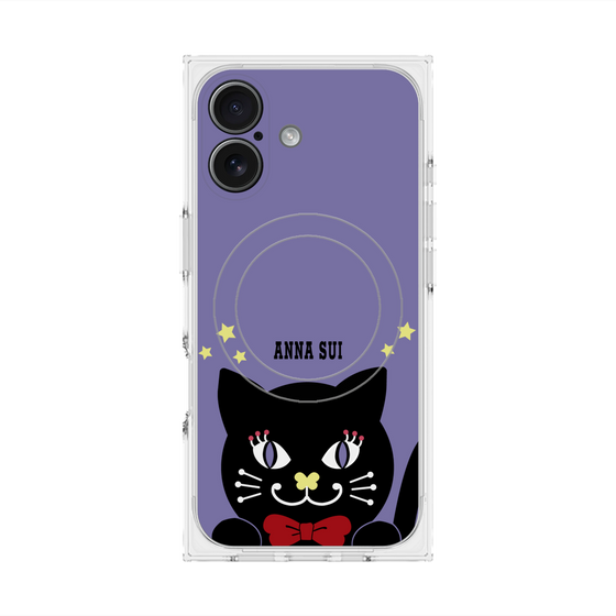 プレミアムスクエアケース with MagSafe［ ANNA SUI - TITIとスター - パープル ］