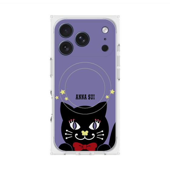 プレミアムスクエアケース with MagSafe［ ANNA SUI - TITIとスター - パープル ］