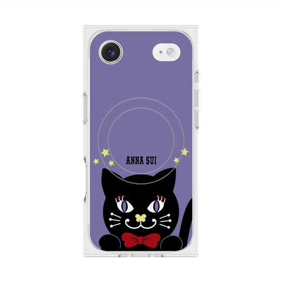 プレミアムスクエアケース with MagSafe［ ANNA SUI - TITIとスター - パープル ］