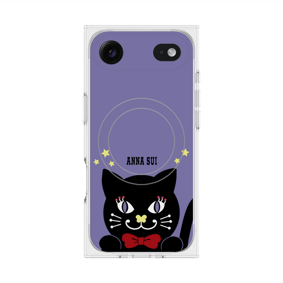 プレミアムスクエアケース with MagSafe［ ANNA SUI - TITIとスター - パープル ］