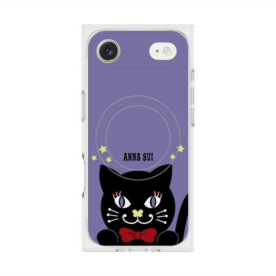 プレミアムスクエアケース with MagSafe［ ANNA SUI - TITIとスター - パープル ］