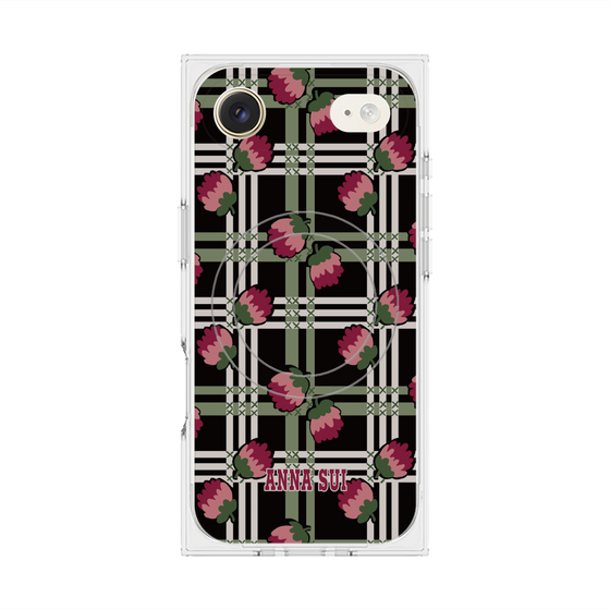 プレミアムスクエアケース with MagSafe［ ANNA SUI - クローバーフラワー ］