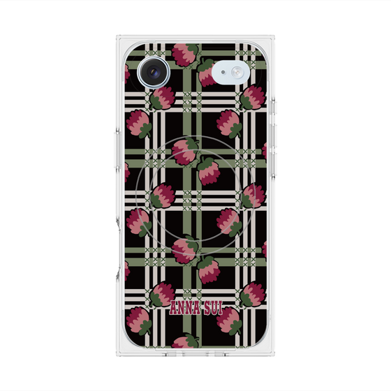 プレミアムスクエアケース with MagSafe［ ANNA SUI - クローバーフラワー ］
