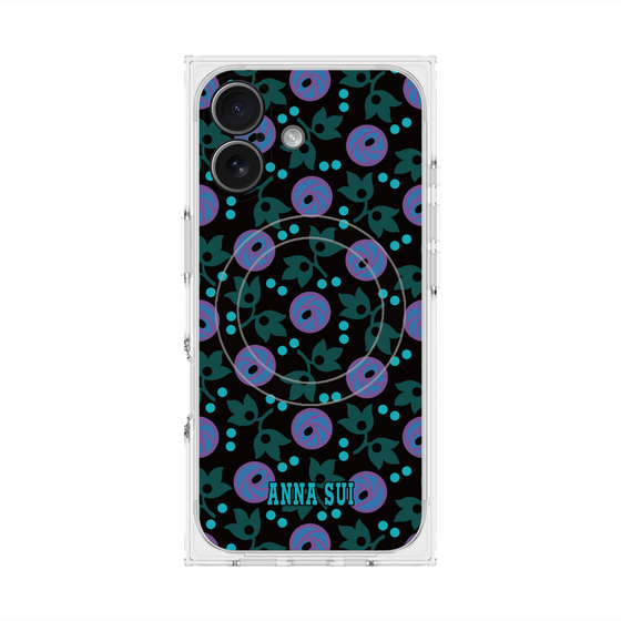 プレミアムスクエアケース with MagSafe［ ANNA SUI - オーキッド ］