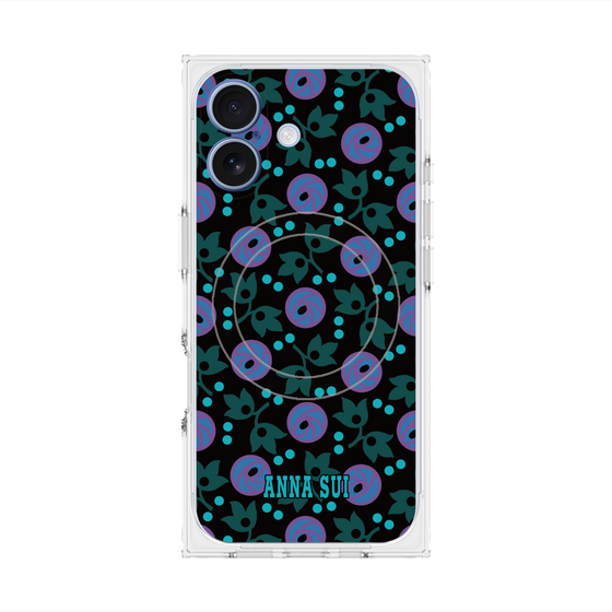 プレミアムスクエアケース with MagSafe［ ANNA SUI - オーキッド ］