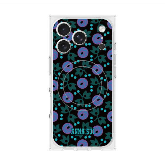 プレミアムスクエアケース with MagSafe［ ANNA SUI - オーキッド ］