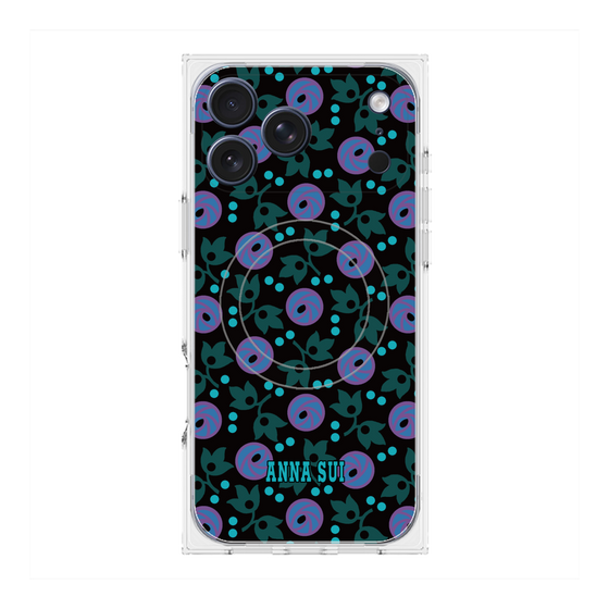 プレミアムスクエアケース with MagSafe［ ANNA SUI - オーキッド ］