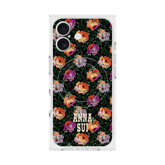 プレミアムスクエアケース with MagSafe［ ANNA SUI - オンブルローズ ］