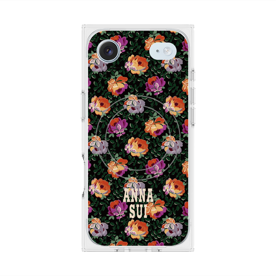 プレミアムスクエアケース with MagSafe［ ANNA SUI - オンブルローズ ］