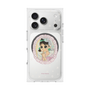 プレミアムスクエアケース with MagSafe［ ひみつのアッコちゃん - テクマクマヤコン - クリア ］