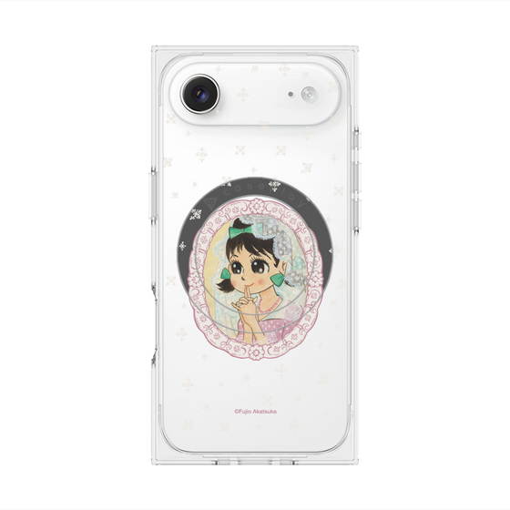 プレミアムスクエアケース with MagSafe［ ひみつのアッコちゃん - テクマクマヤコン - クリア ］
