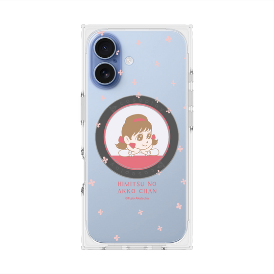 プレミアムスクエアケース with MagSafe［ ひみつのアッコちゃん - アッコちゃん - クリア ］