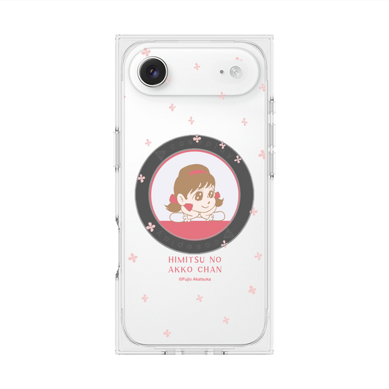 プレミアムスクエアケース with MagSafe［ ひみつのアッコちゃん - アッコちゃん - クリア ］