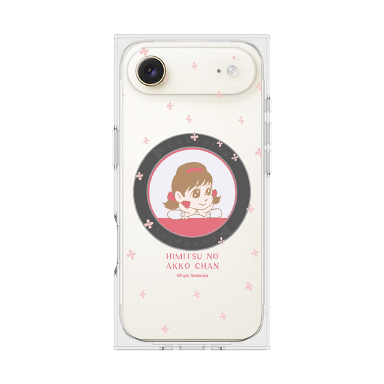 プレミアムスクエアケース with MagSafe［ ひみつのアッコちゃん - アッコちゃん - クリア ］