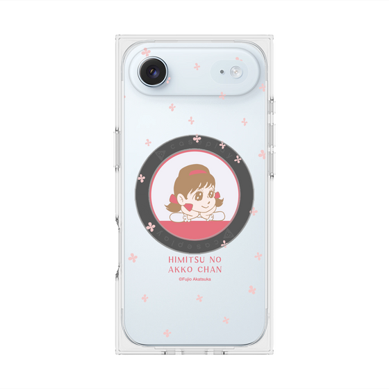 プレミアムスクエアケース with MagSafe［ ひみつのアッコちゃん - アッコちゃん - クリア ］