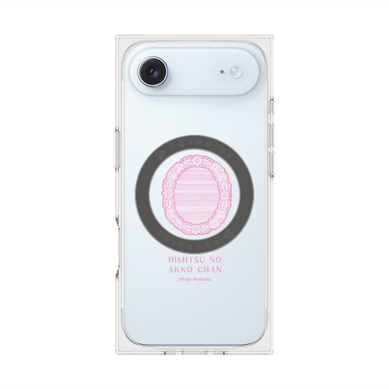 プレミアムスクエアケース with MagSafe［ ひみつのアッコちゃん - 魔法の鏡 - クリア ］