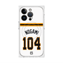 プレミアムスクエアケース with MagSafe［ 読売ジャイアンツ - #104 NOGAMI - ホーム ］