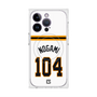 プレミアムスクエアケース with MagSafe［ 読売ジャイアンツ - #104 NOGAMI - ホーム ］