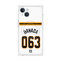 プレミアムスクエアケース with MagSafe［ 読売ジャイアンツ - #063 HANADA - ホーム ］