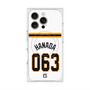 プレミアムスクエアケース with MagSafe［ 読売ジャイアンツ - #063 HANADA - ホーム ］