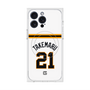 プレミアムスクエアケース with MagSafe［ 読売ジャイアンツ - #21 TAKEMARU - ホーム ］