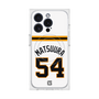 プレミアムスクエアケース with MagSafe［ 読売ジャイアンツ - #54 MATSUURA - ホーム ］