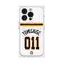 プレミアムスクエアケース with MagSafe［ 読売ジャイアンツ - #011 TOMISHIGE - ホーム ］