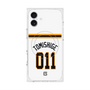 プレミアムスクエアケース with MagSafe［ 読売ジャイアンツ - #011 TOMISHIGE - ホーム ］