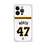 プレミアムスクエアケース with MagSafe［ 読売ジャイアンツ - #47 MORITA - ホーム ］