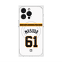 プレミアムスクエアケース with MagSafe［ 読売ジャイアンツ - #61 MASUDA - ホーム ］