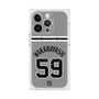 プレミアムスクエアケース with MagSafe［ 読売ジャイアンツ - #59 WAKABAYASHI - ビジター ］