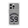 プレミアムスクエアケース with MagSafe［ 読売ジャイアンツ - #59 WAKABAYASHI - ビジター ］