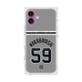 プレミアムスクエアケース with MagSafe［ 読売ジャイアンツ - #59 WAKABAYASHI - ビジター ］