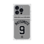 プレミアムスクエアケース with MagSafe［ 読売ジャイアンツ - #9 MATSUMOTO - ビジター ］