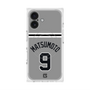 プレミアムスクエアケース with MagSafe［ 読売ジャイアンツ - #9 MATSUMOTO - ビジター ］