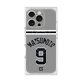 プレミアムスクエアケース with MagSafe［ 読売ジャイアンツ - #9 MATSUMOTO - ビジター ］