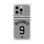 プレミアムスクエアケース with MagSafe［ 読売ジャイアンツ - #9 MATSUMOTO - ビジター ］