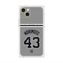 プレミアムスクエアケース with MagSafe［ 読売ジャイアンツ - #43 NORIMOTO - ビジター ］